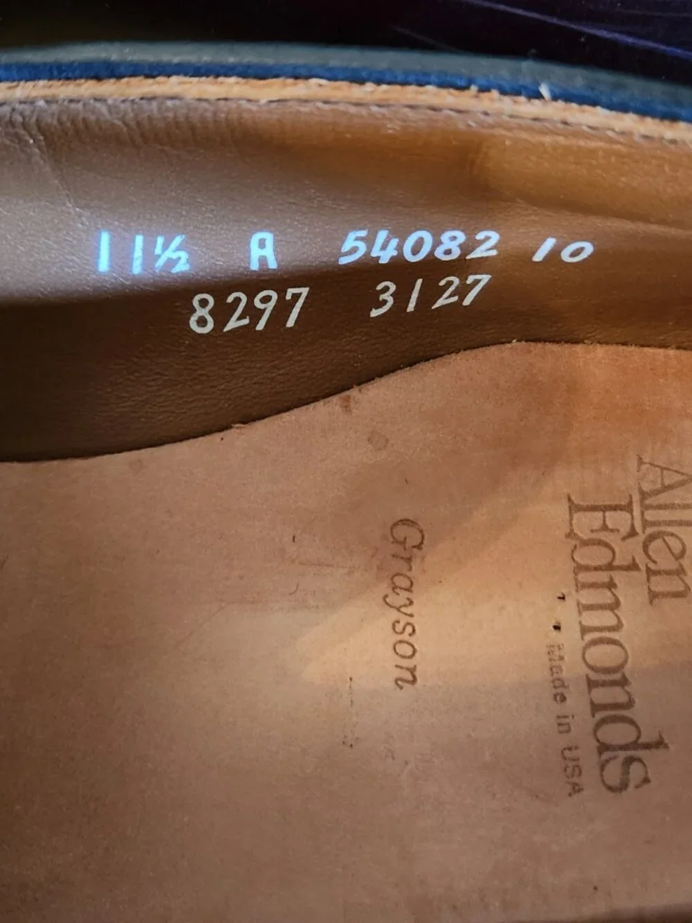 Allen Edmonds Leather Loafer with tassel  11 1/2